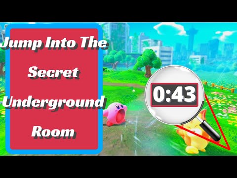 Jump Into The Secret Underground Room - Kirby And The Forgotten Land