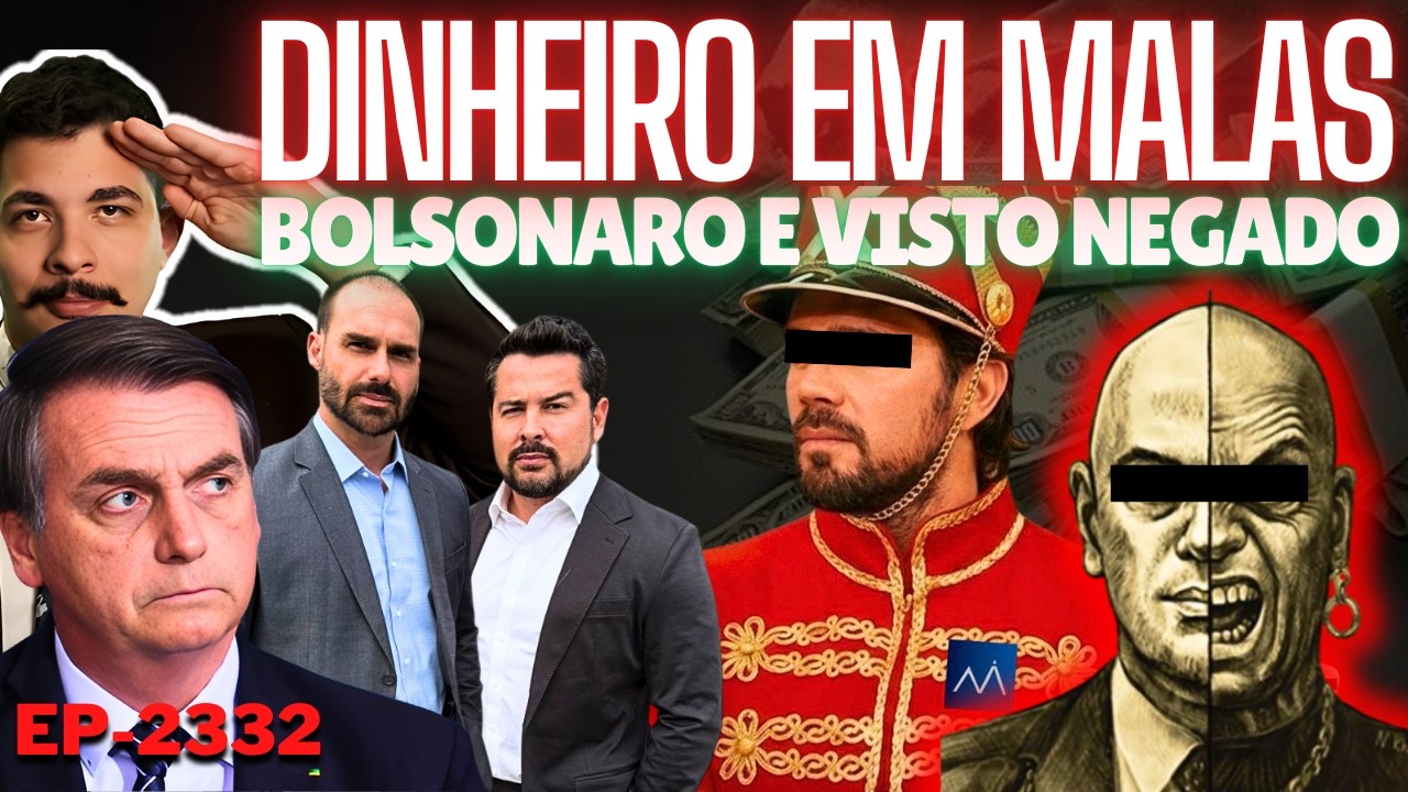 Dinheiro em MALAS e Para ESQUERDA + Consórcio vs Inquérito: A RAIZ do MAL + Bolsonaro e Visto NEGADO