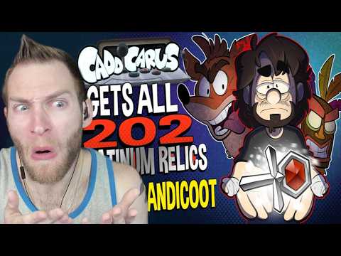 WHAT'S A BANDICOOT?? Reacting to The Cruel World of Getting ALL 202 Platinum Relics Crash Bandicoot
