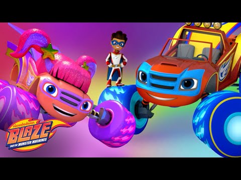 Blaze & Sparkle Transform Into Superheroes! 🦸‍♀️ | Blaze and the Monster Machines
