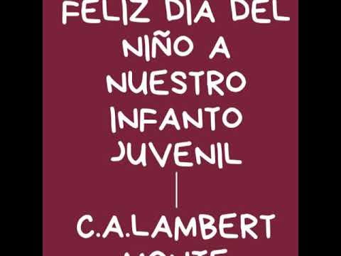 Feliz Día del Niño para nuestro Infanto juvenil... CLUB ATLÉTICO LAMBERT de Monte Maíz