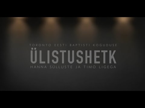 Ülistus- ja palvehetk Hanna ja Timoga
