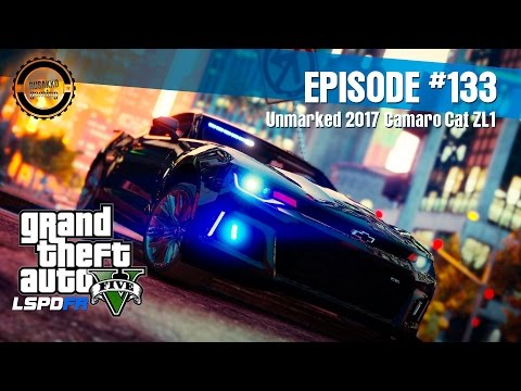 GTA 5 PC Mods: LSPDFR - 2017 Unmarked Camaro Cat ZL1