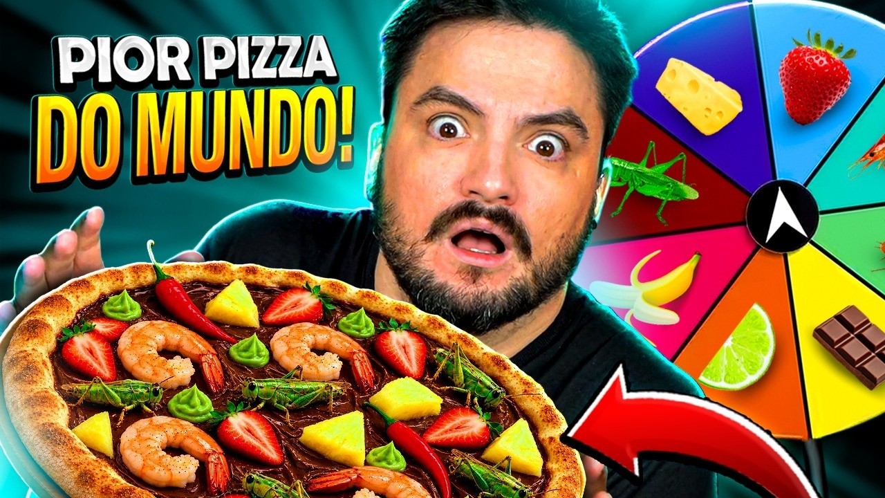 CRIAMOS E PROVAMOS A PIOR PIZZA DO MUNDO!