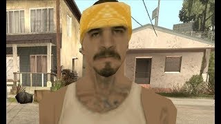 Where does the Vagos gang member go during the mission Running Dog? Big Smoke mission2-ChainGame mod