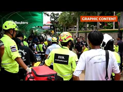 Video Thumbnail: GRAPHIC WARNING Thai teen kills five at school after shooting grandparents