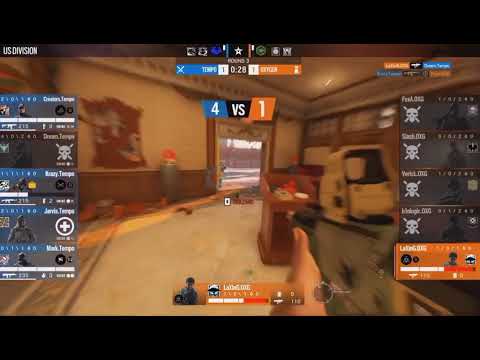 WHEN A PRO PLAYER CLUTCH in Rainbow Six Siege | LaXinG vs. Tempo Storm