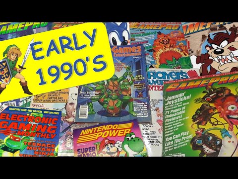Video Game MAGAZINE Nostalgia - Early 1990's