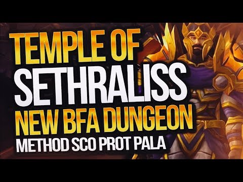 BFA Alpha: Temple Of Sethraliss NEW DUNGEON - Method Sco Protection Paladin POV