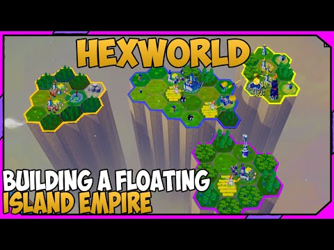 Building a Fantasy Flying Island City | HEXWORLD