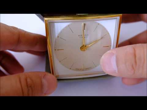 Vintage Kienzle Travel Clock How To Works Alarm