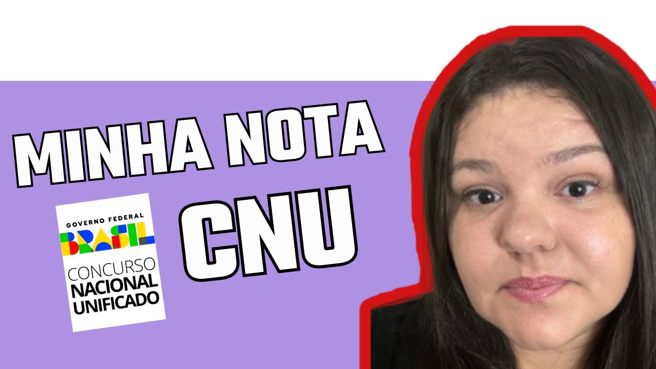 Minha nota no CNU