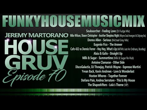 HOUSE GRUV 70 🤩 Funky Disco House Music DJ MIX 🤩 #housemusic - DJ Jeremy Martorano