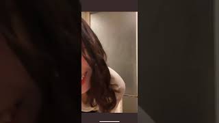 【インスタLIVE】前かがみで胸元が見えている素人JK