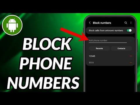 How To Block Numbers On Android