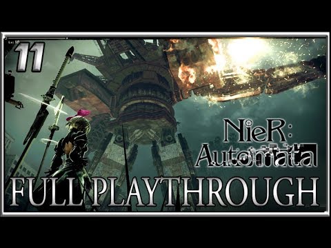 Goliaths Gone Wild! NieR Automata Full Playthrough Part 11 Gameplay