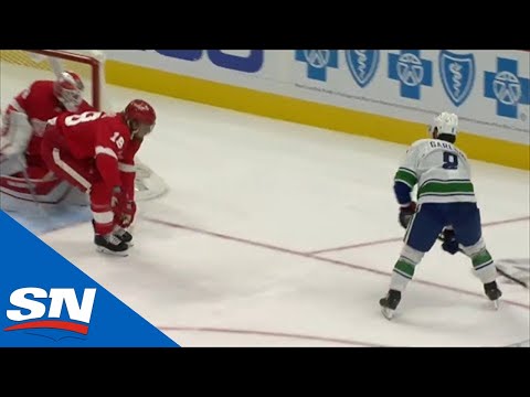 Conor Garland Snipes Goal Top Corner For First With Vancouver Canucks