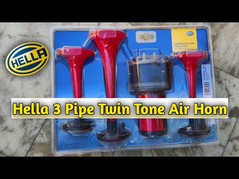 Hella | 3 Pipe | Twin Tone | Air Pressure Horn | 12 Volt DC Horn | Quality Lovers 💝 | 2021