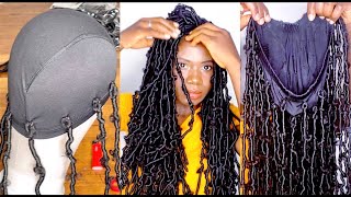NEW METHOD! HOW TO FIX BUTTERFLY LOCS WIG WITH NO CLOSURE USING CROCHET HAIR Ft Toyotress