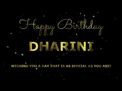 Happy Birthday Dharini