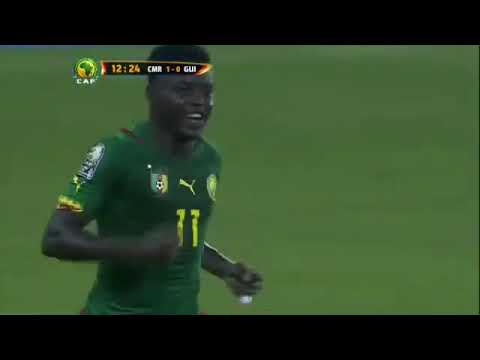 Cameroon 1-0 Guinea  African cup 2015 Group stage Benjamin Moukandjo goals 2015/1/25