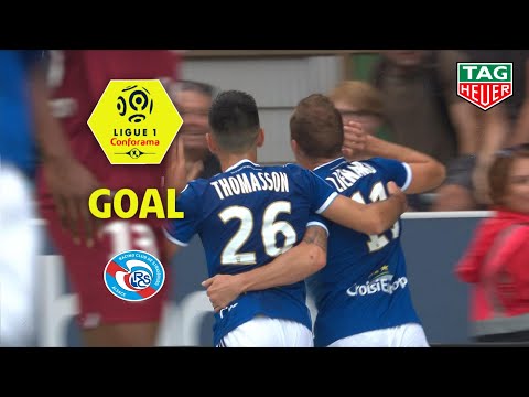 Goal Adrien THOMASSON (21') / RC Strasbourg Alsace - FC Metz (1-1) (RCSA-FCM) / 2019-20