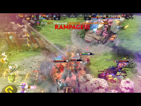 Triple Rampage and End the Game from RCY | Dogchamp  vs CDUB Esports (game2) | Dota Pro Circuit 2023