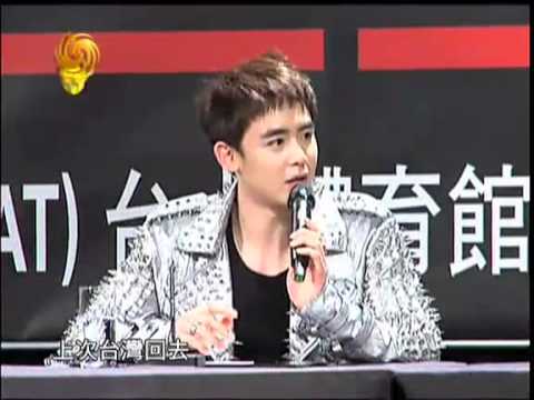 [NEWS]111007 2PM Hands Up Tour in Taipei Press Conference#1