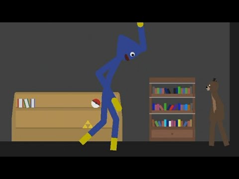 Huggy Wuggy vs Freddy Fazbear (Poppy Playtime vs FNAF) - Stickman Animation