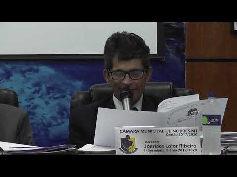 Início da 12º sessão | Câmara Municipal de Nobres | 15/08/2019