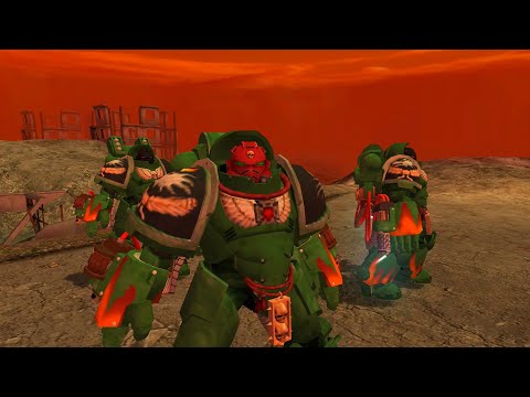 Unification Mod 2021: Survival: Imperial Fists + Salamanders vs Thousand Sons - WH 40K: Soulstorm