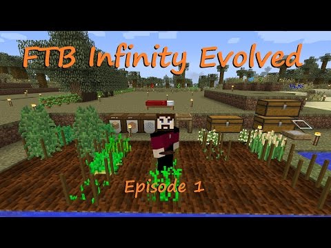 FTB Infinity Evolved Episode 1: Beginning Tools and Food