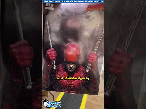 Low-Print Daredevil for lucky members 👀⭐ Mystery Mail Call bonus keys #comicbooks