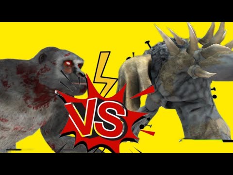 Scourge VS Goro (King Kong). ARBS mobile | Animal Revolt Battle Simulator