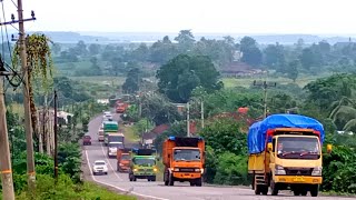 Download lagu Beginilah Suasana Mobil Fuso, truk, canter, Di Jalan Lintas Sumatra Sampai Malam mp3