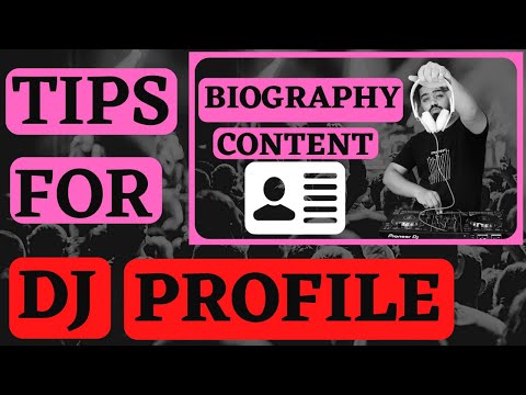 What are the things we should add in DJ PROFILE| DJ Biography Content| DJ Profile Tips in Hindi