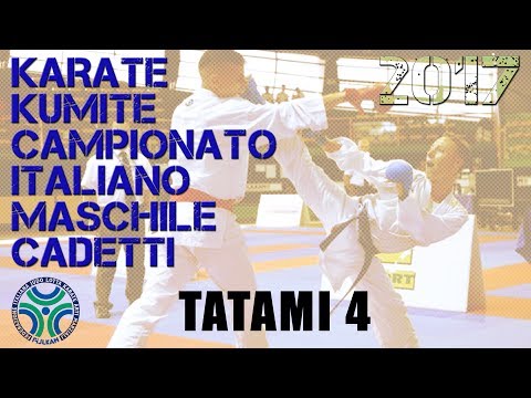 Karate Kumite Campionato Italiano Maschile Cadetti 2017 - Tatami4