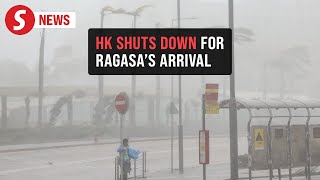 Download lagu Hong Kong shuts down as Super Typhoon Ragasa nears mp3