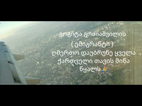 axali qartuli simgera 2025. gogita godziashvili - emigranti. გოგიტა გოძიაშვილი - ემიგრანტი.