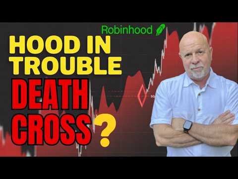 HOOD Stock in Trouble? Death Cross Warning on Robinhood Chart