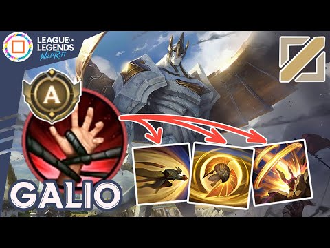 Galio with excellent crowd control abilities (Before reset season) || Galio Build and Rune