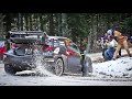 WRC RALLYE MONTE CARLO 2025 BEST ICE AND MUD MOMENTS MISTAKES BIG FLAT OUT