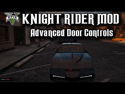 Knight Rider Mod v6.3.2 for GTA 5 - Advanced Door Controls