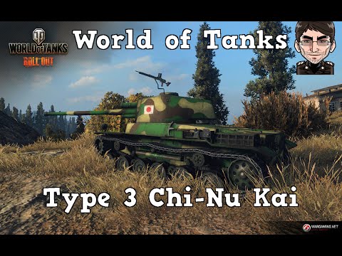 World of Tanks - Type 3 Chi-Nu Kai, japanischer Stahl ist dünn [deutsch | gameplay]