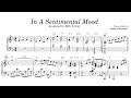Dr. Billy Taylor Plays In A Sentimental Mood | Piano Transcription
