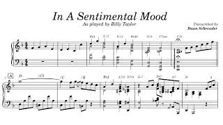 Dr. Billy Taylor Plays In A Sentimental Mood | Piano Transcription