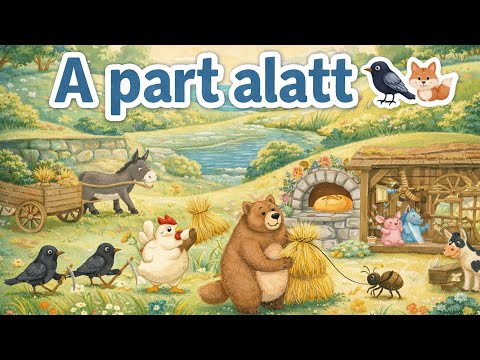 A part alatt 🐦🦊🐜 | Magyar népi gyermekdal | Állatos mondóka