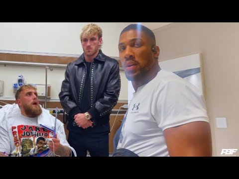 ANTHONY JOSHUA DAY AFTER KNOCKING OUT JAKE PAUL REVEALS HE SENT HIM A MESSAGE AFTER BREAKING HIS JAW