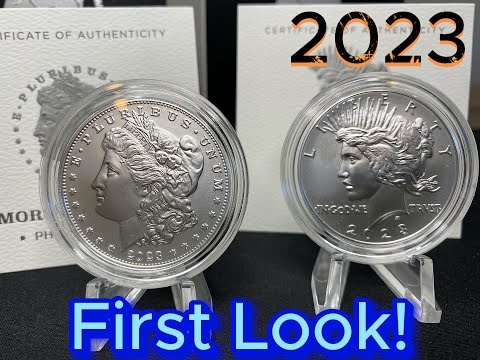 First Look!! Unboxing the new 2023 Peace and Morgan Uncirculated $1 coins.