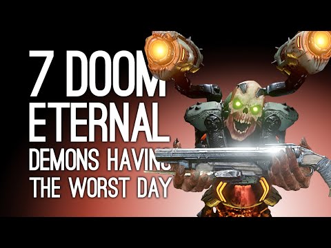 Doom Eternal: 7 Demons Having the Worst Day Possible in Doom Eternal Gameplay
